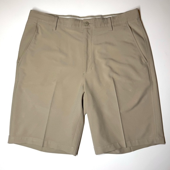 FootJoy Men's Performance Golf Khaki Shorts Size- 34 - Picture 1 of 7